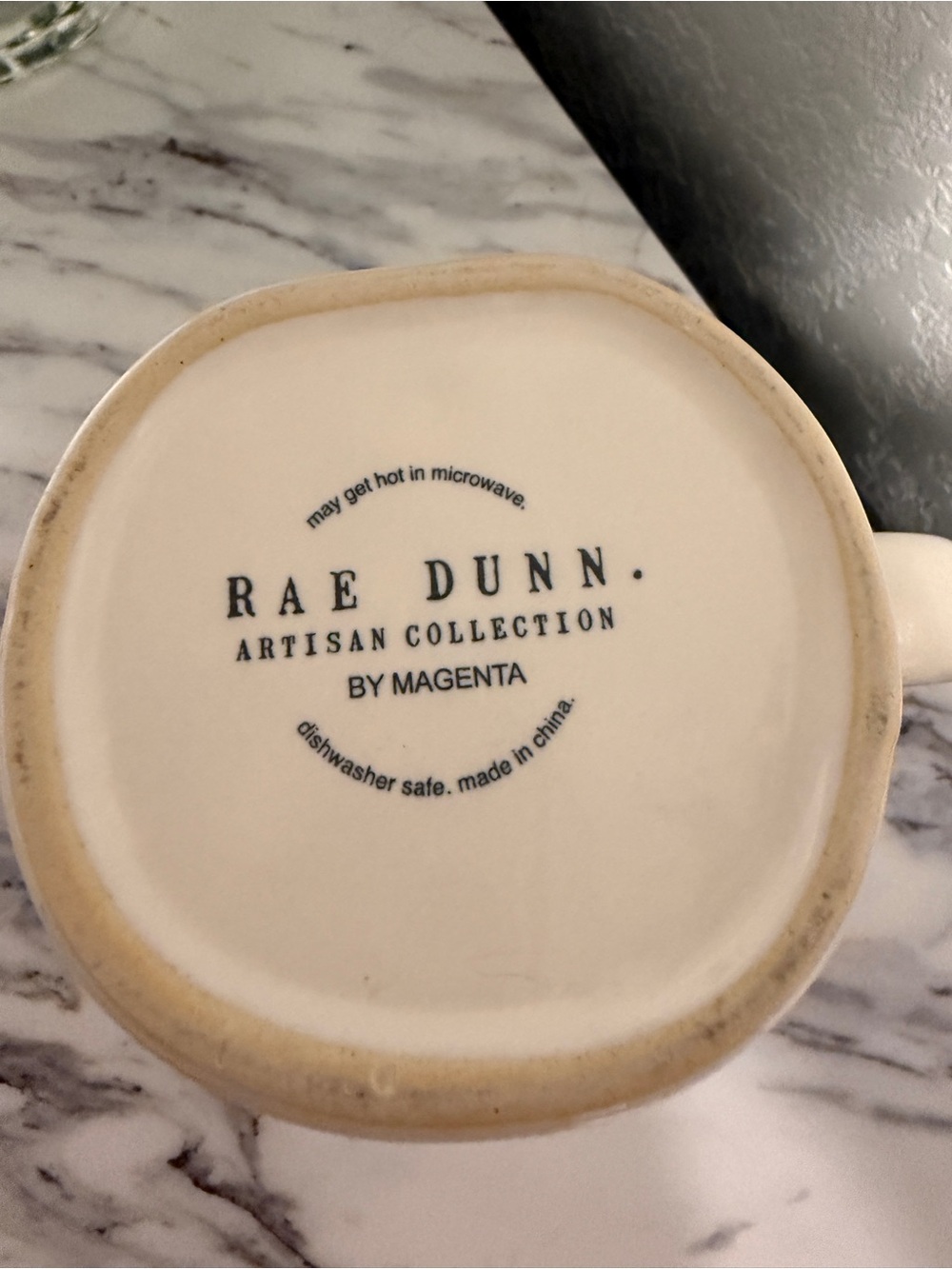 Rae Dunn DRINK Coffee Mug Farmhouse Ceramic Mug Black Lettering Kitchen Decor - Picture 6 of 7